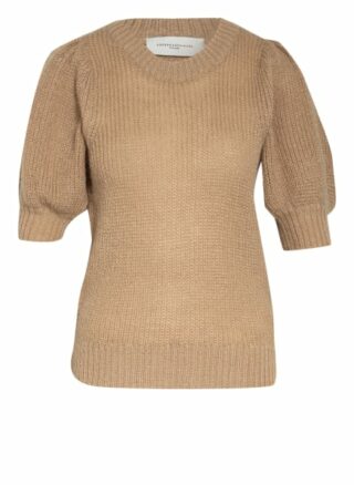Copenhagen Muse Kurzarmpullover Diva braun