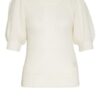 Copenhagen Muse Kurzarmpullover Diva weiss