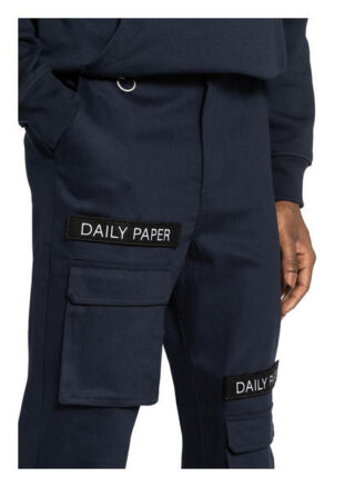 Daily Paper Cargohose Extra Slim Fit blau