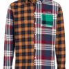 DAILY PAPER Flanellhemd Herren, Braun