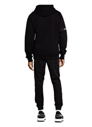 DAILY PAPER Captain Hoodie Herren, Schwarz