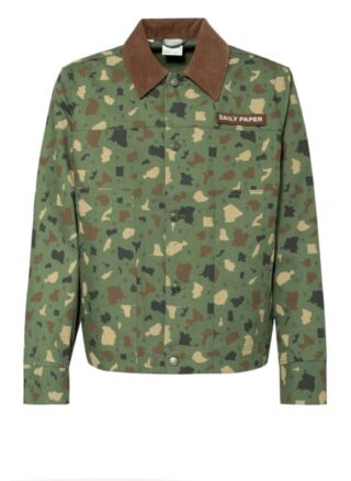 Daily Paper Overjacket Recamo Im Materialmix gruen