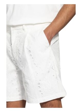Daily Paper Shorts Mit Stickereien weiss