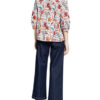 Darling Harbour Bluse Mit 3/4-Arm Und Rüschenbesatz weiss