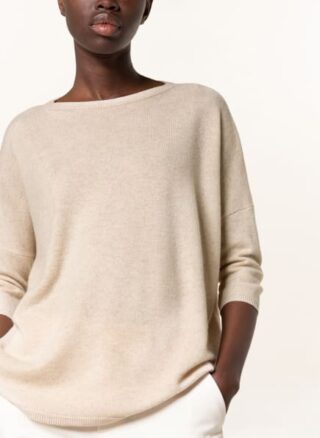 darling harbour Cashmere-Pullover Damen, Beige