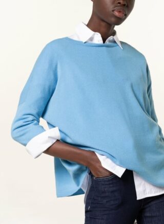 Darling Harbour Cashmere-Pullover Mit 3/4-Arm blau