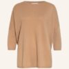 darling harbour Cashmere-Pullover Damen, Braun