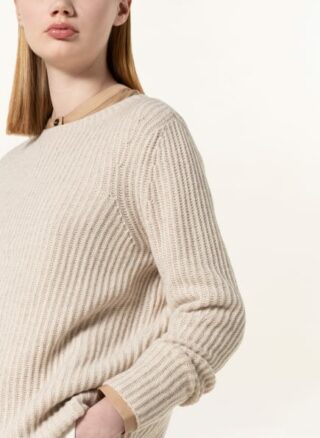 darling harbour Cashmere-Pullover Damen, Beige
