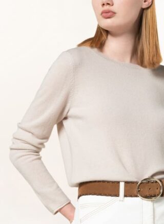 darling harbour Cashmere-Pullover Damen, Beige