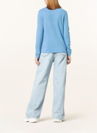 Darling Harbour Cashmere-Pullover blau
