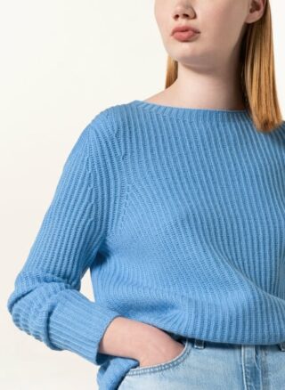 darling harbour Cashmere-Pullover Damen, Blau