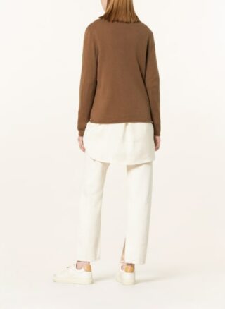 darling harbour Cashmere-Pullover Damen, Braun