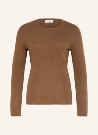 darling harbour Cashmere-Pullover Damen, Braun