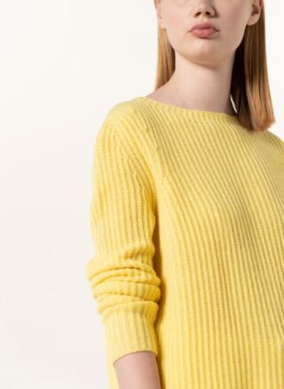 darling harbour Cashmere-Pullover Damen, Gelb