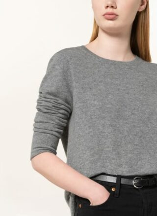 darling harbour Cashmere-Pullover Damen, Grau