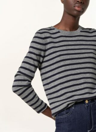 Darling Harbour Cashmere-Pullover grau
