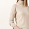 Darling Harbour Rollkragenpullover Aus Cashmere beige