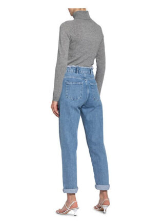 Darling Harbour Rollkragenpullover Aus Cashmere grau