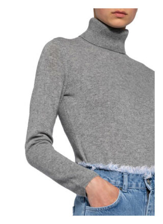 Darling Harbour Rollkragenpullover Aus Cashmere grau