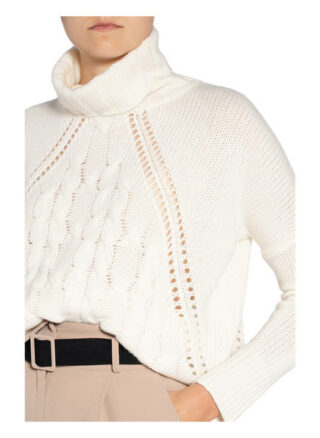 Darling Harbour Rollkragenpullover Mit Cashmere weiss