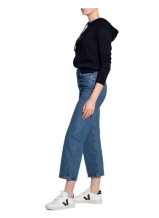 Darling Harbour Strick-Hoodie blau