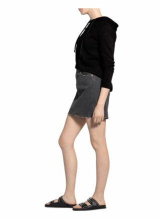Darling Harbour Strick-Hoodie schwarz