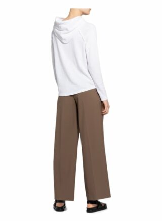 Darling Harbour Strick-Hoodie weiss