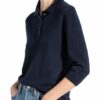 Darling Harbour Strick-Poloshirt Mit 3/4-Arm Aus Cashmere blau