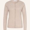 darling harbour Cashmere-Strickjacke Damen, Beige