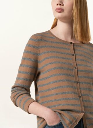 darling harbour Cashmere-Strickjacke Damen, Beige
