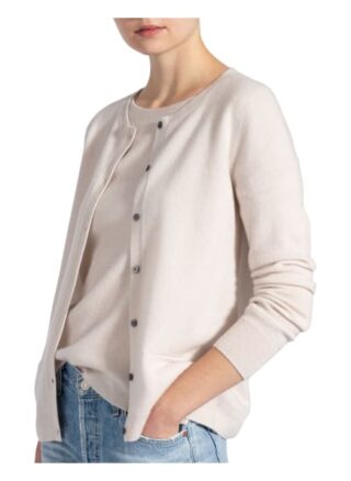 Darling Harbour Strickjacke Aus Cashmere beige