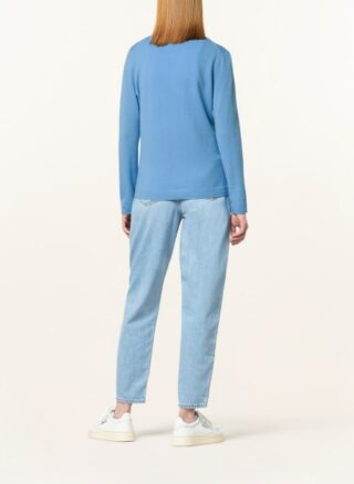 darling harbour Cashmere-Strickjacke Damen, Blau