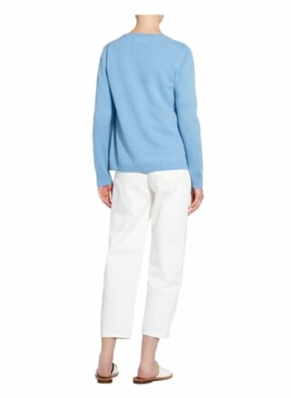 Darling Harbour Strickjacke Aus Cashmere blau