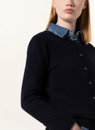 darling harbour Cashmere-Strickjacke Damen, Blau