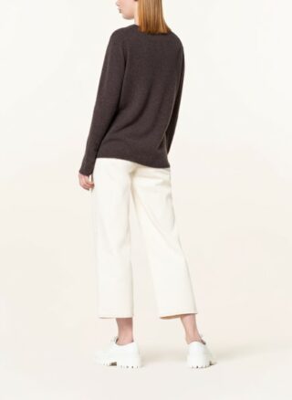 darling harbour Cashmere-Strickjacke Damen, Braun