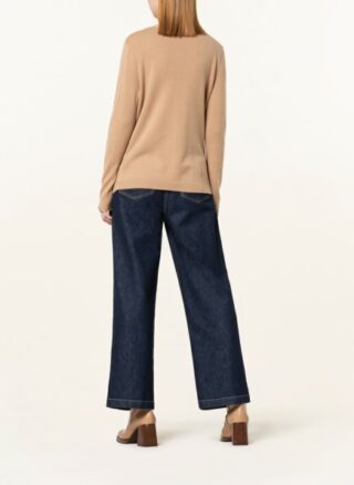 darling harbour Cashmere-Strickjacke Damen, Braun