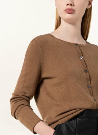 darling harbour Cashmere-Strickjacke Damen, Braun