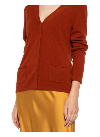 Darling Harbour Strickjacke Aus Cashmere braun