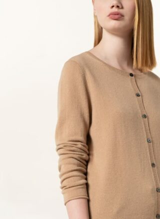 darling harbour Cashmere-Strickjacke Damen, Braun