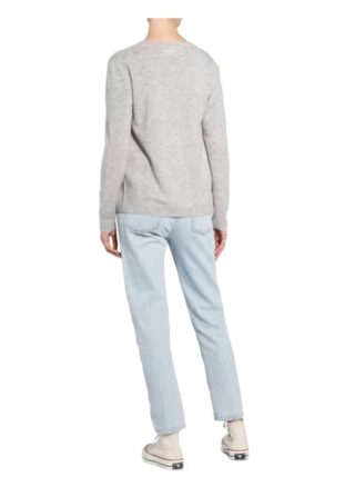 Darling Harbour Strickjacke Aus Cashmere grau