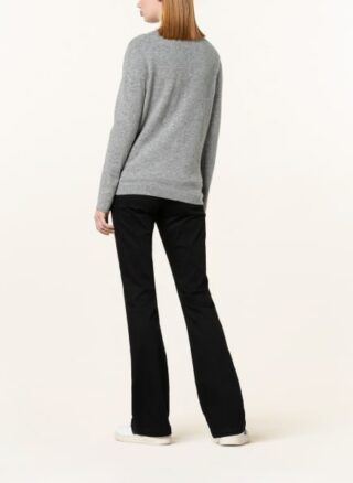 darling harbour Cashmere-Strickjacke Damen, Grau