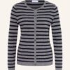 darling harbour Cashmere-Strickjacke Damen, Grau