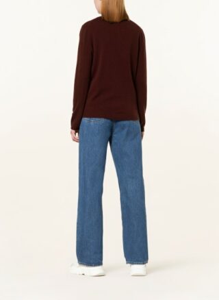 Darling Harbour Strickjacke Aus Cashmere rot