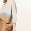 darling harbour Strickshirt Damen, Beige