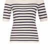 Darling Harbour Strickshirt weiss