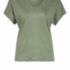 Darling Harbour T-Shirt Aus Leinen gruen