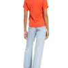 Darling Harbour T-Shirt Aus Leinen orange