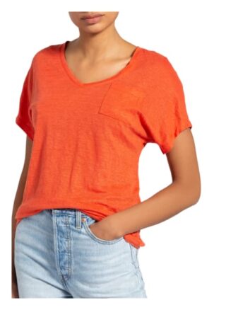 Darling Harbour T-Shirt Aus Leinen orange