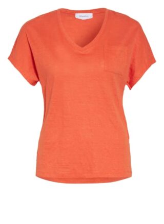darling harbour T-Shirt aus Leinen Damen, Orange