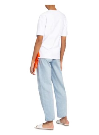 Darling Harbour T-Shirt Im Materialmix weiss